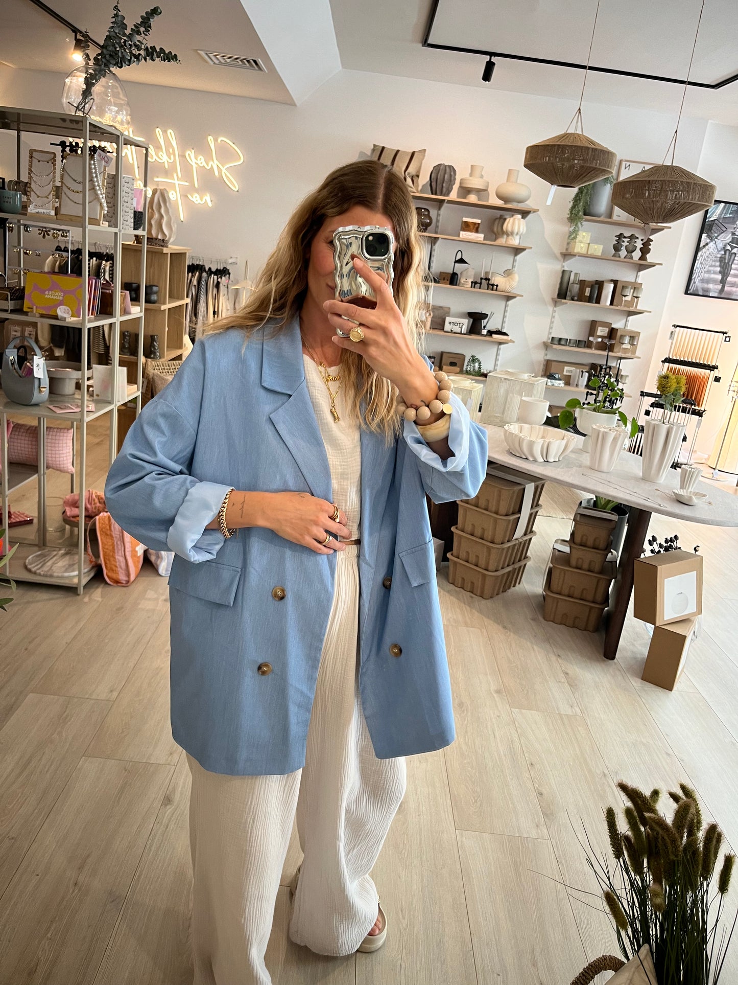 Blazer Leedy light Blue