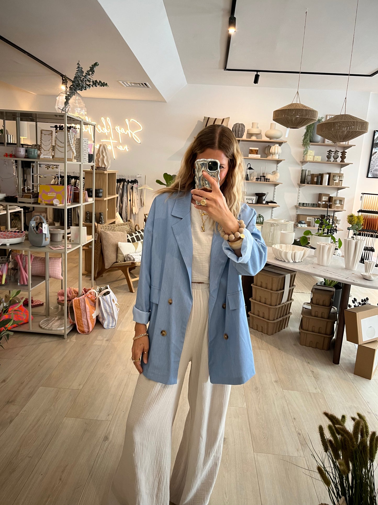 Blazer Leedy light Blue