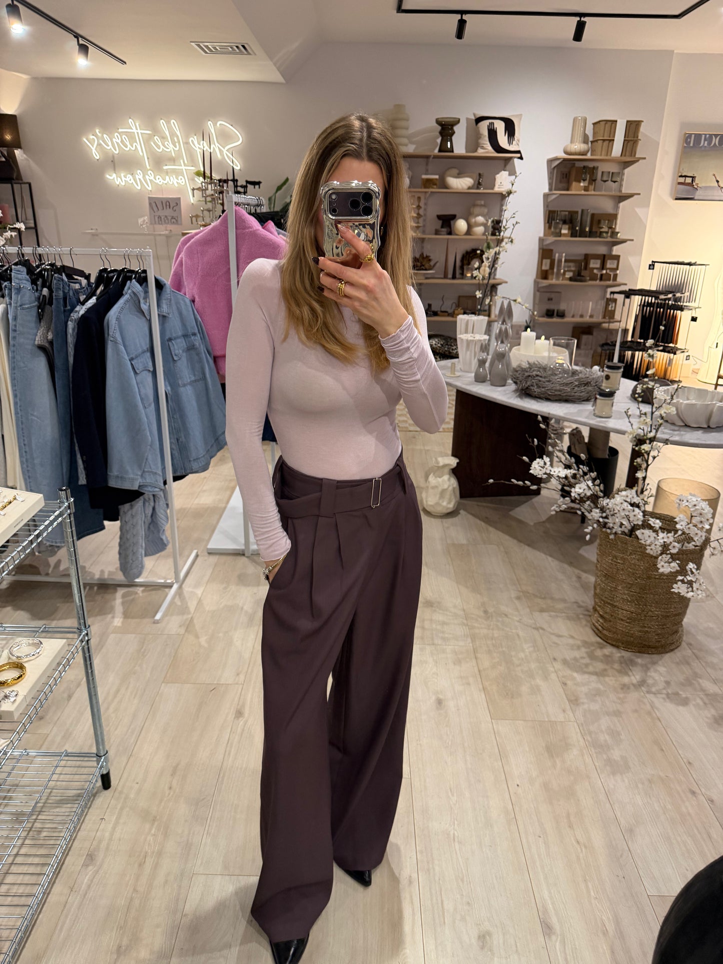 Cashmere Longsleeve light Flieder