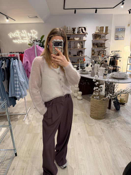 Sommermohair Cardigan beige