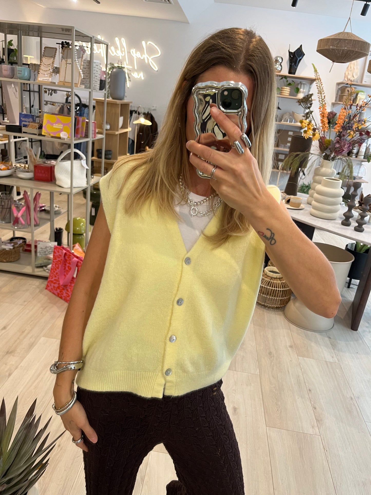 Wollweste Butteryellow