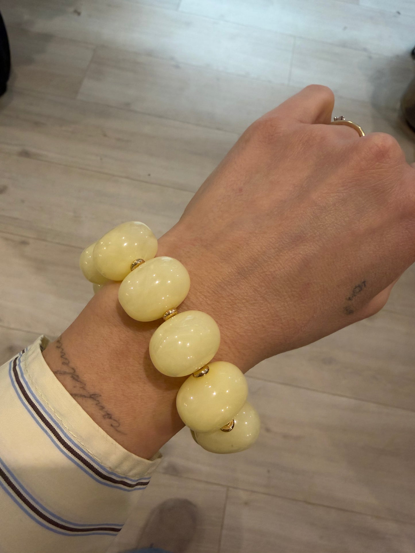 Armband butter yellow