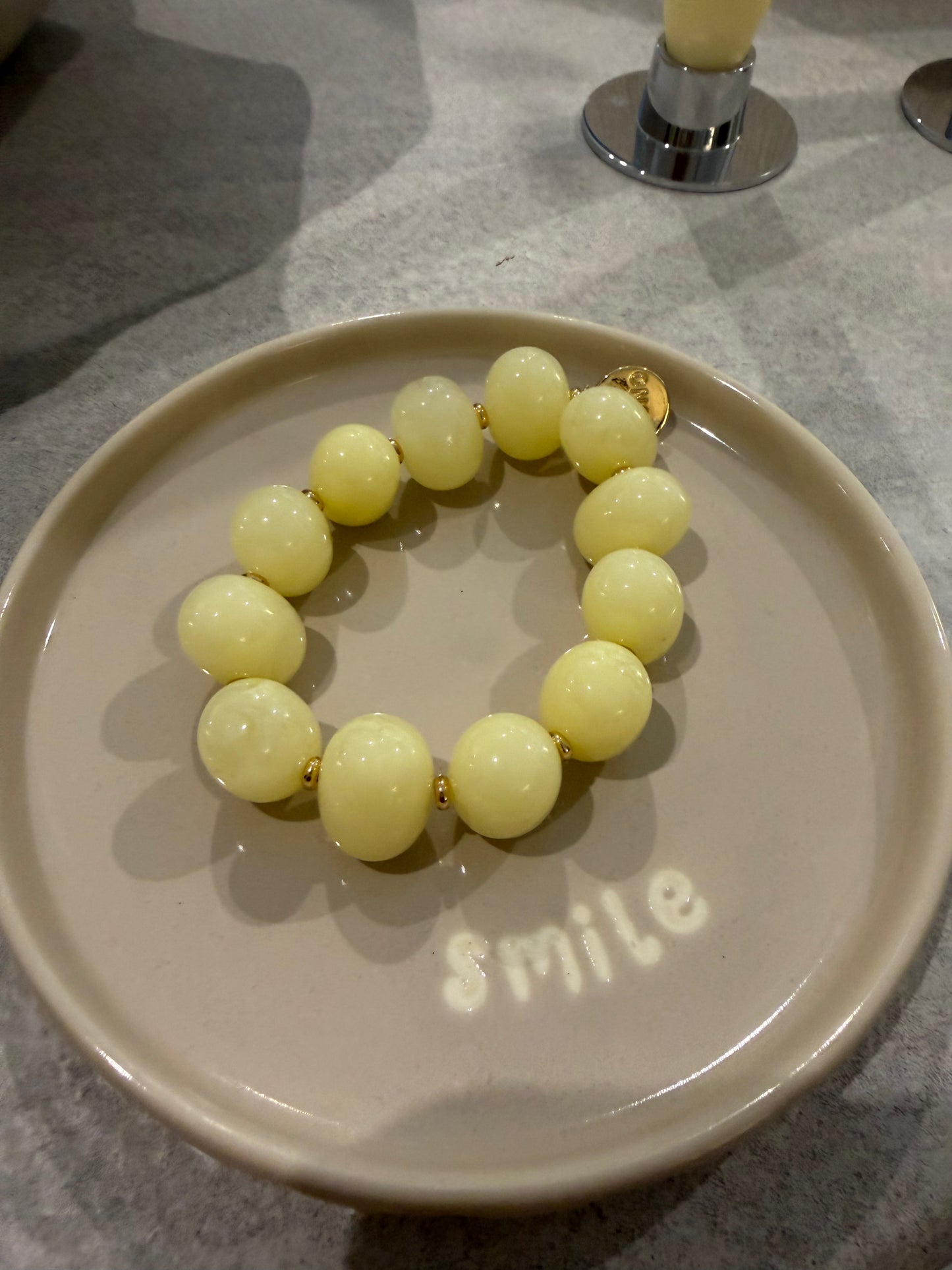 Armband butter yellow
