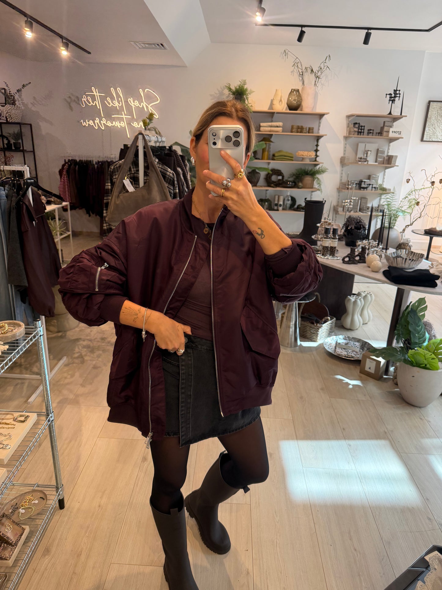 Basic Cashmere Longsleeve burgundy