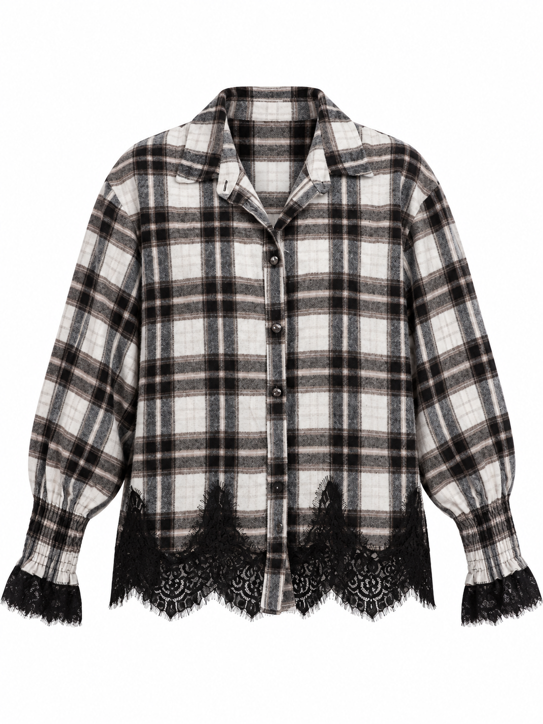 Hemd Milano Lace braun