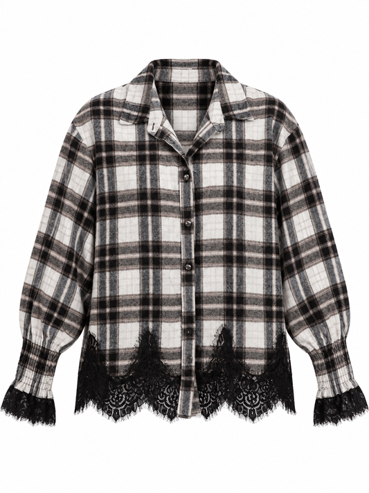 Hemd Milano Lace braun