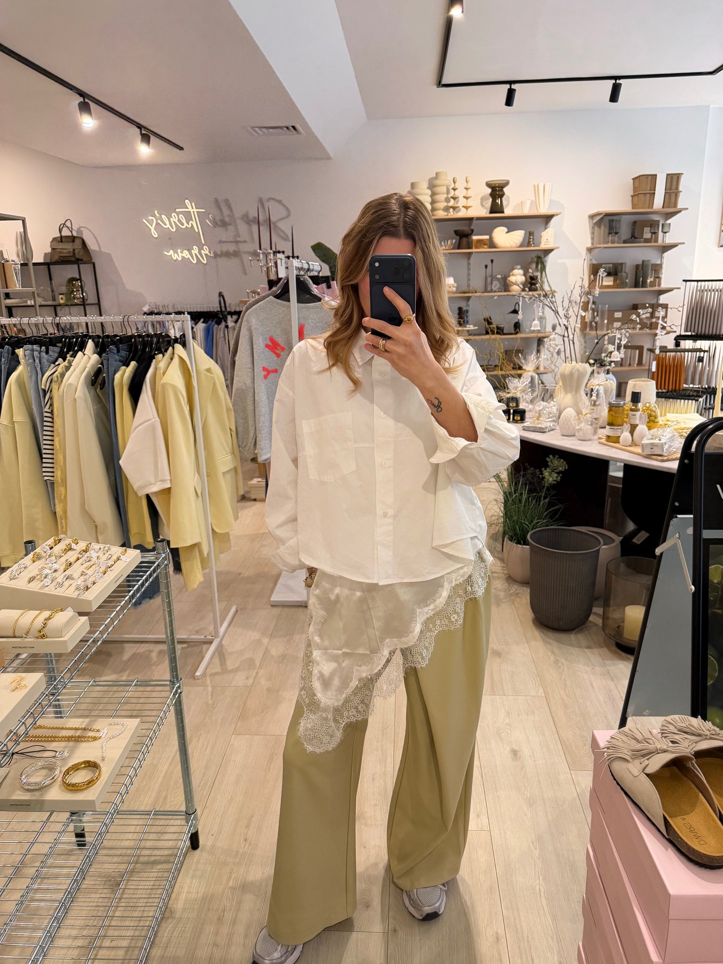 Bluse Panti weiß