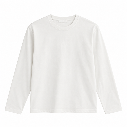 Basic Longsleeve Weiss