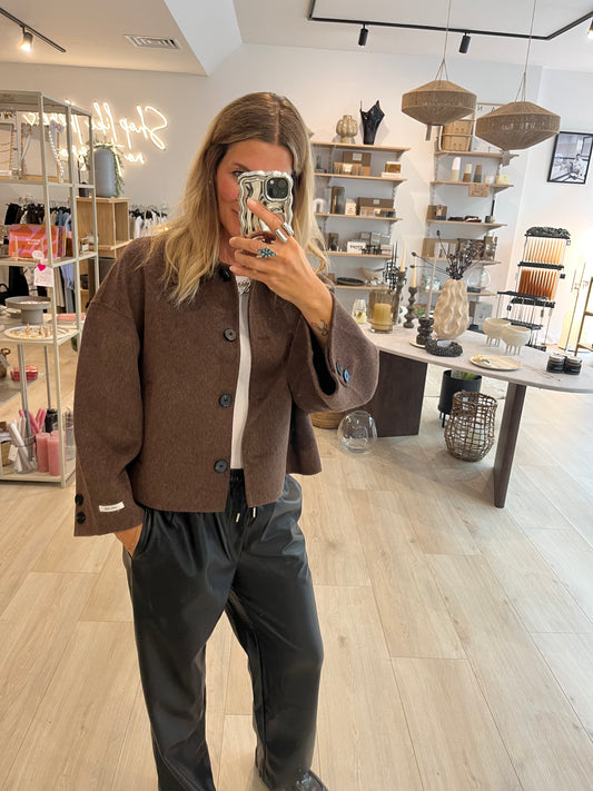 Kurzjacke braun