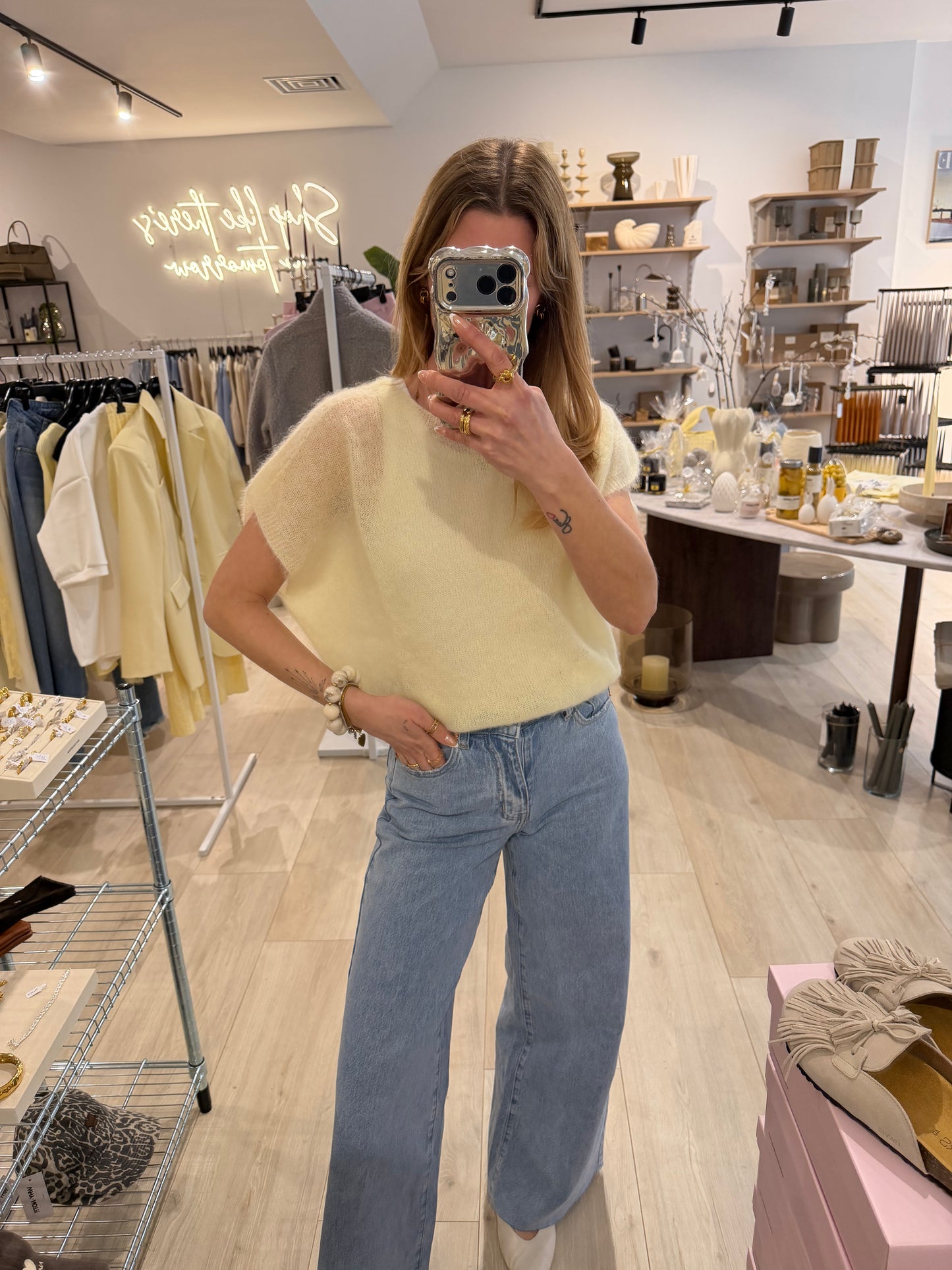 Sommer Mohair Stella gelb