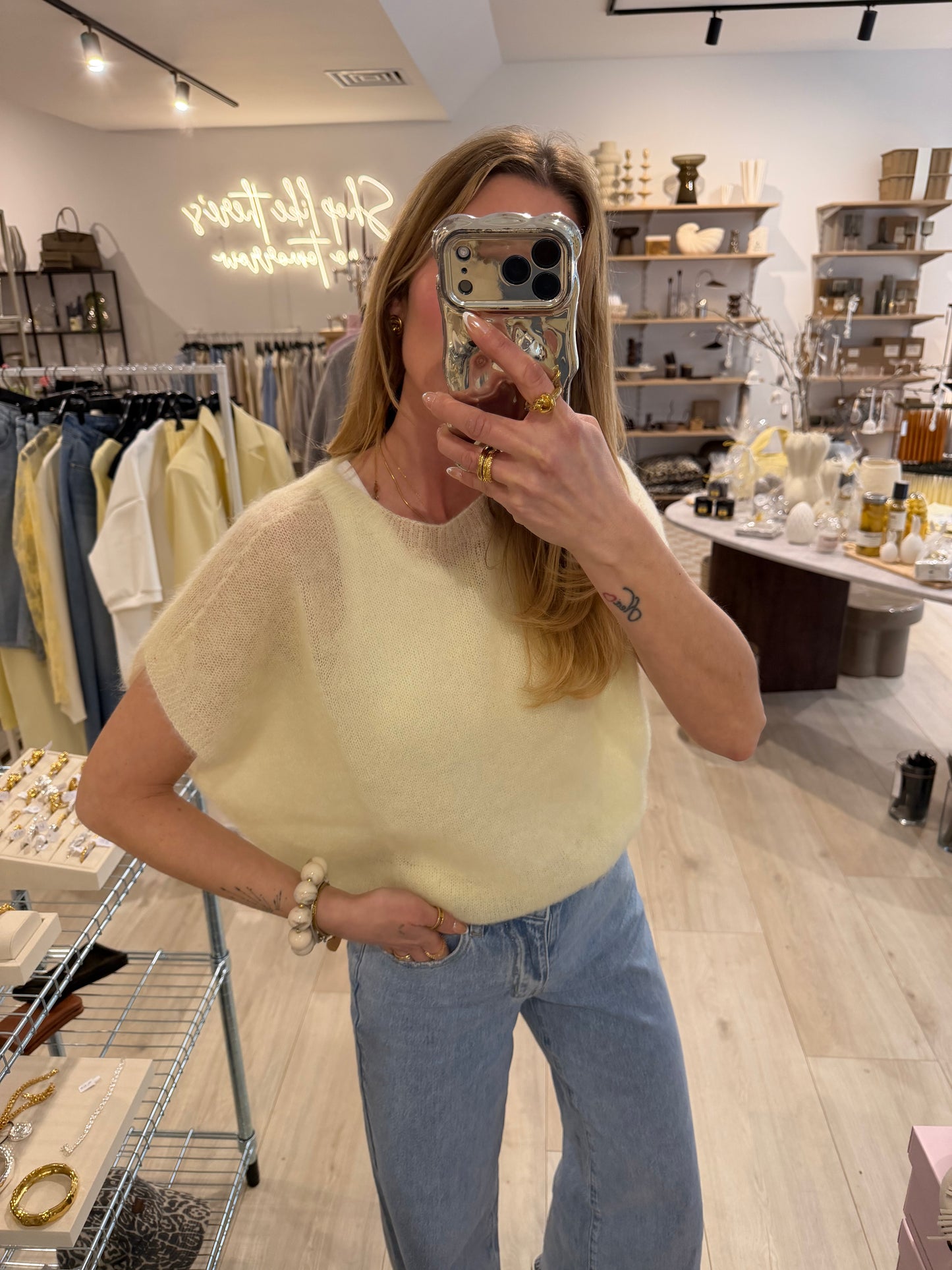 Sommer Mohair Stella gelb