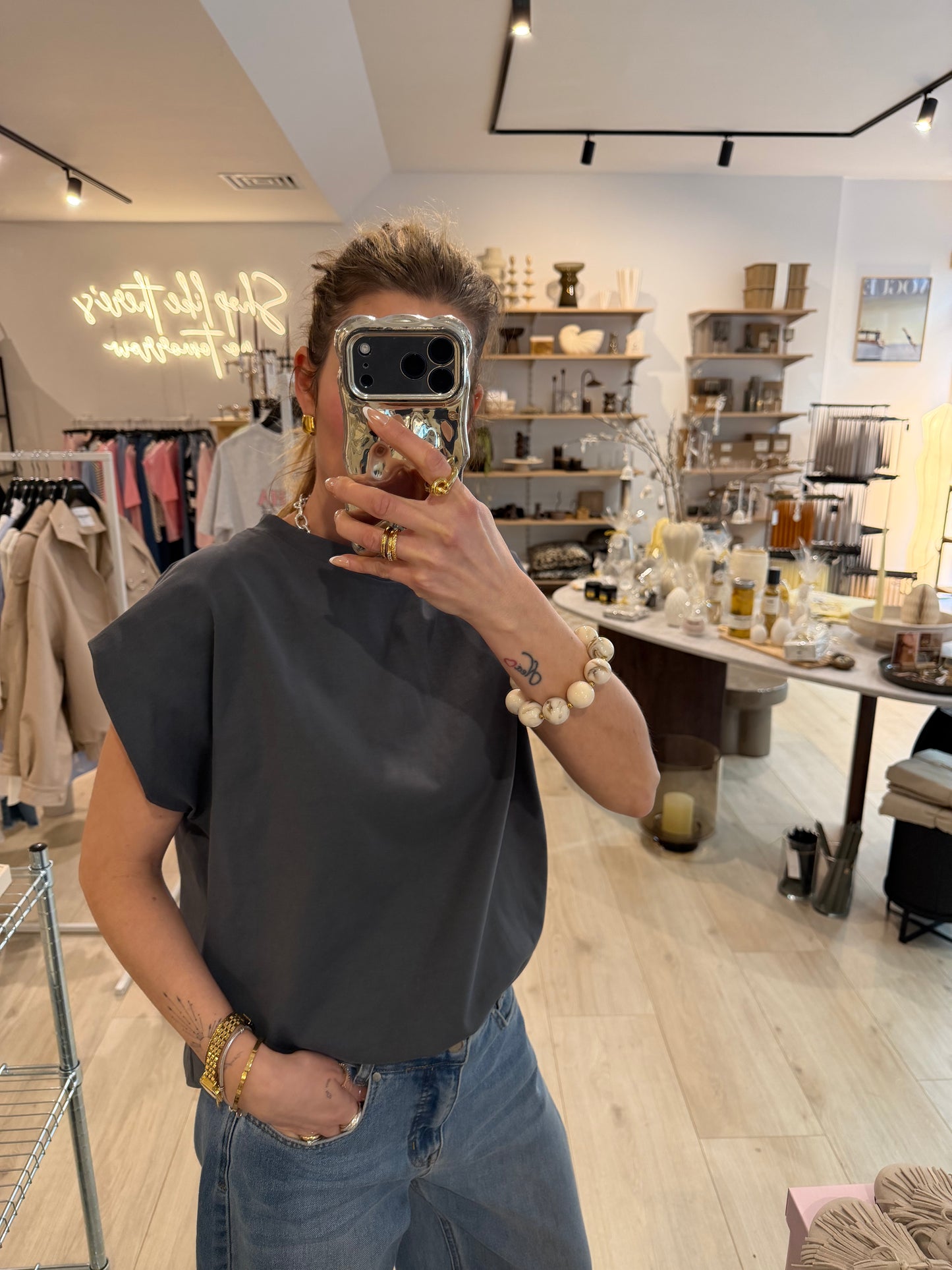 T-Shirt Zany grau