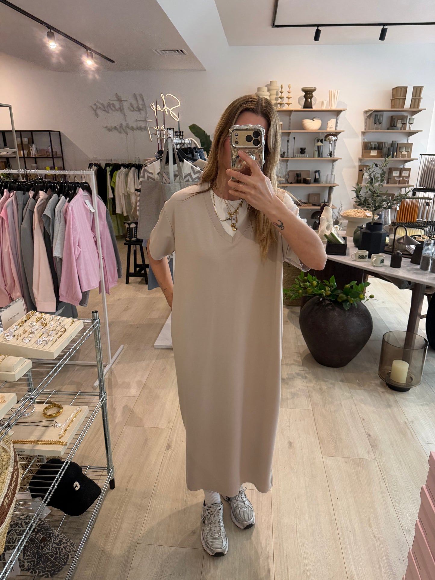 Kleid Sina beige