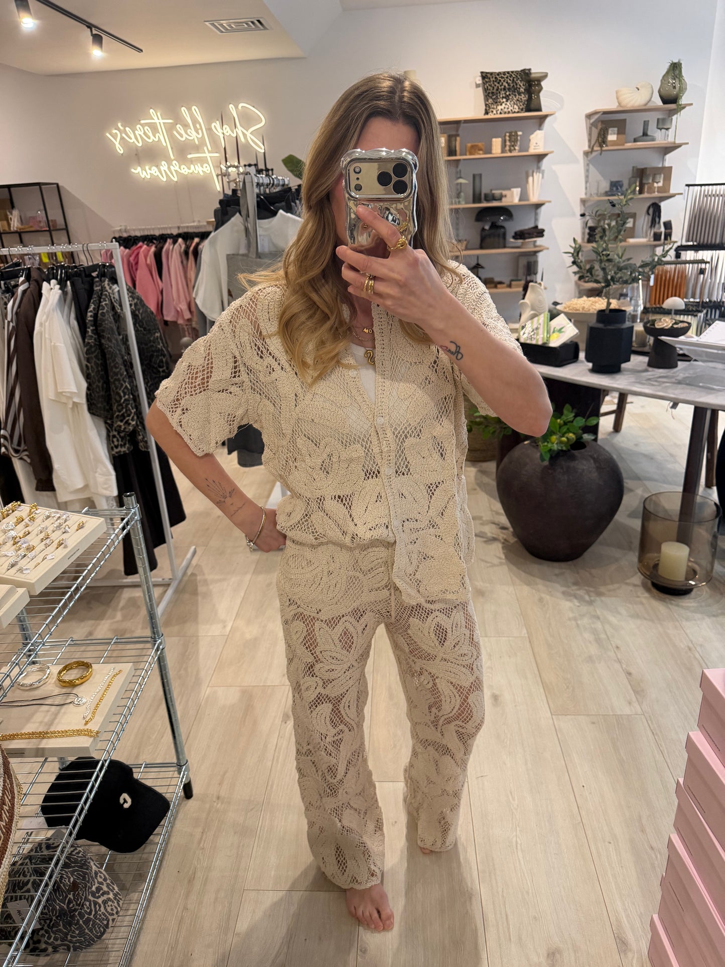 Set Valeska beige