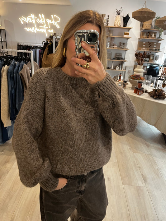 Pullover Flor Schlamm