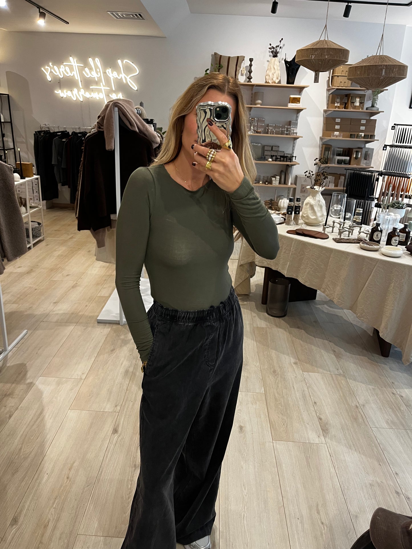 Cashmere Longsleeve khaki