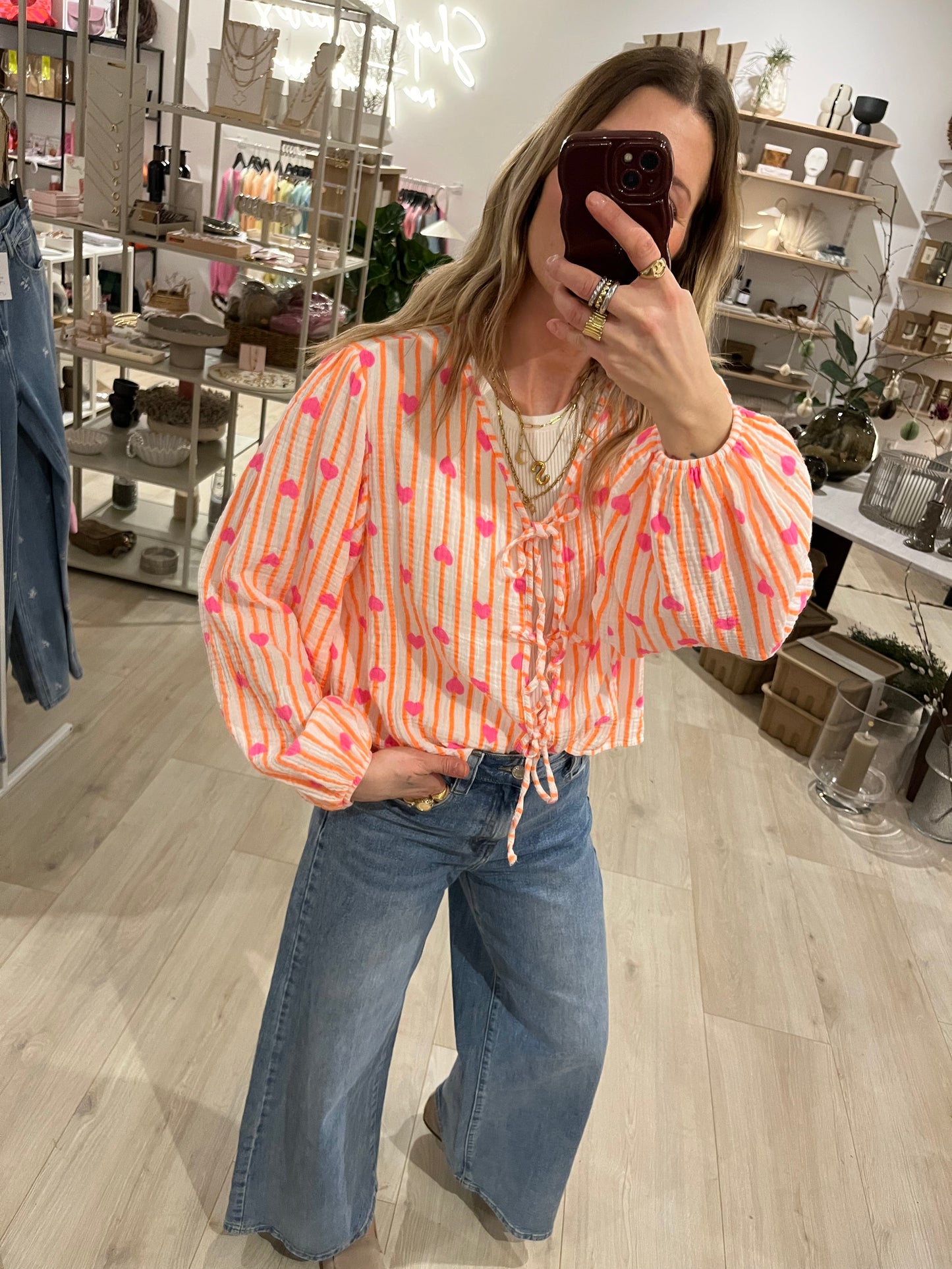 Musselinbluse Lori