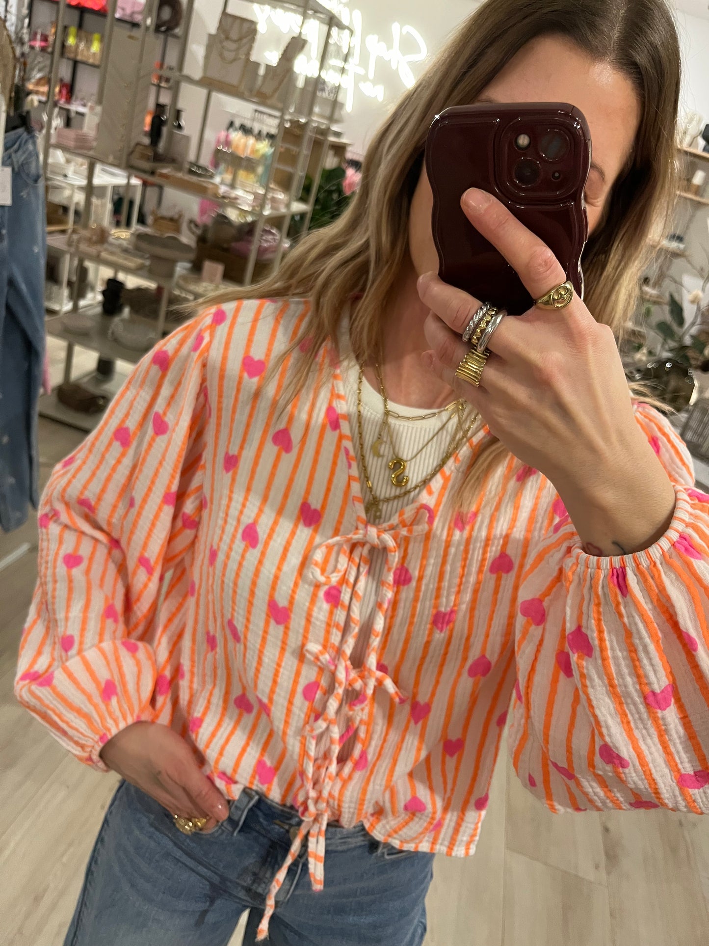 Musselinbluse Lori