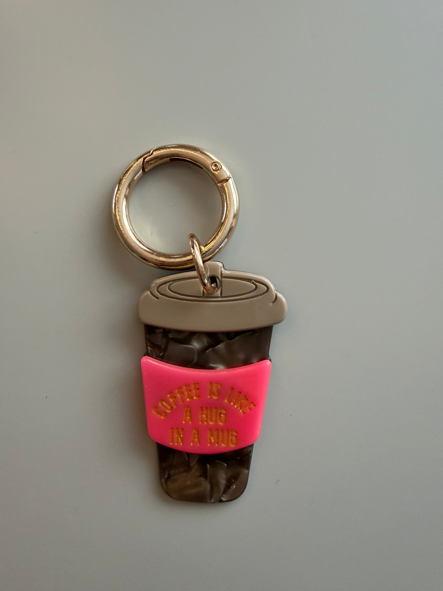 Schlüsselanhänger Cup pink