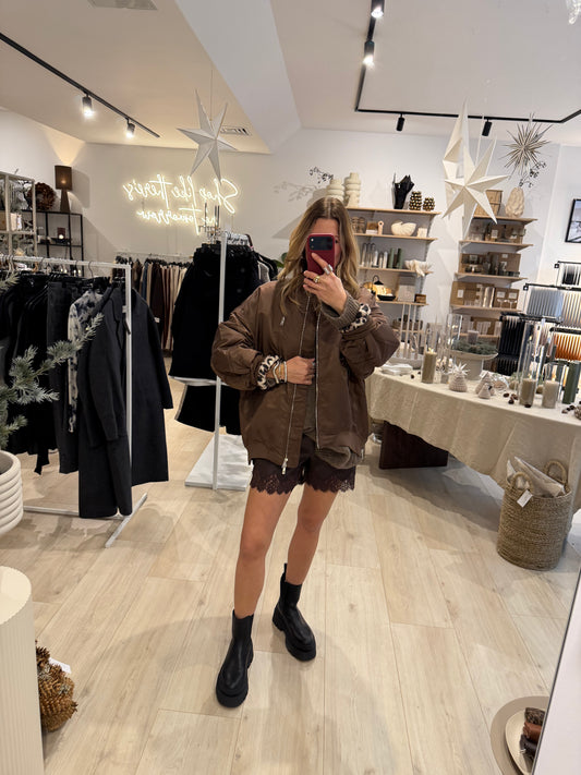 Bomberjacke braun/Leo