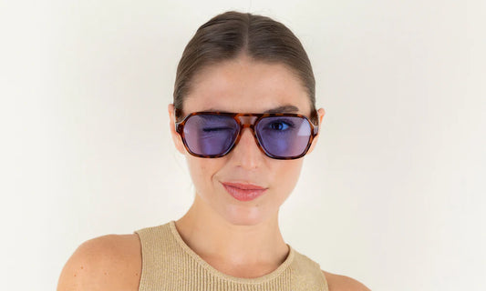 Sonnenbrille Karl blau