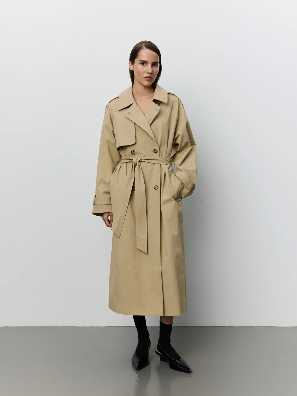 langer Trenchcoat Magda Sofie Schnoor