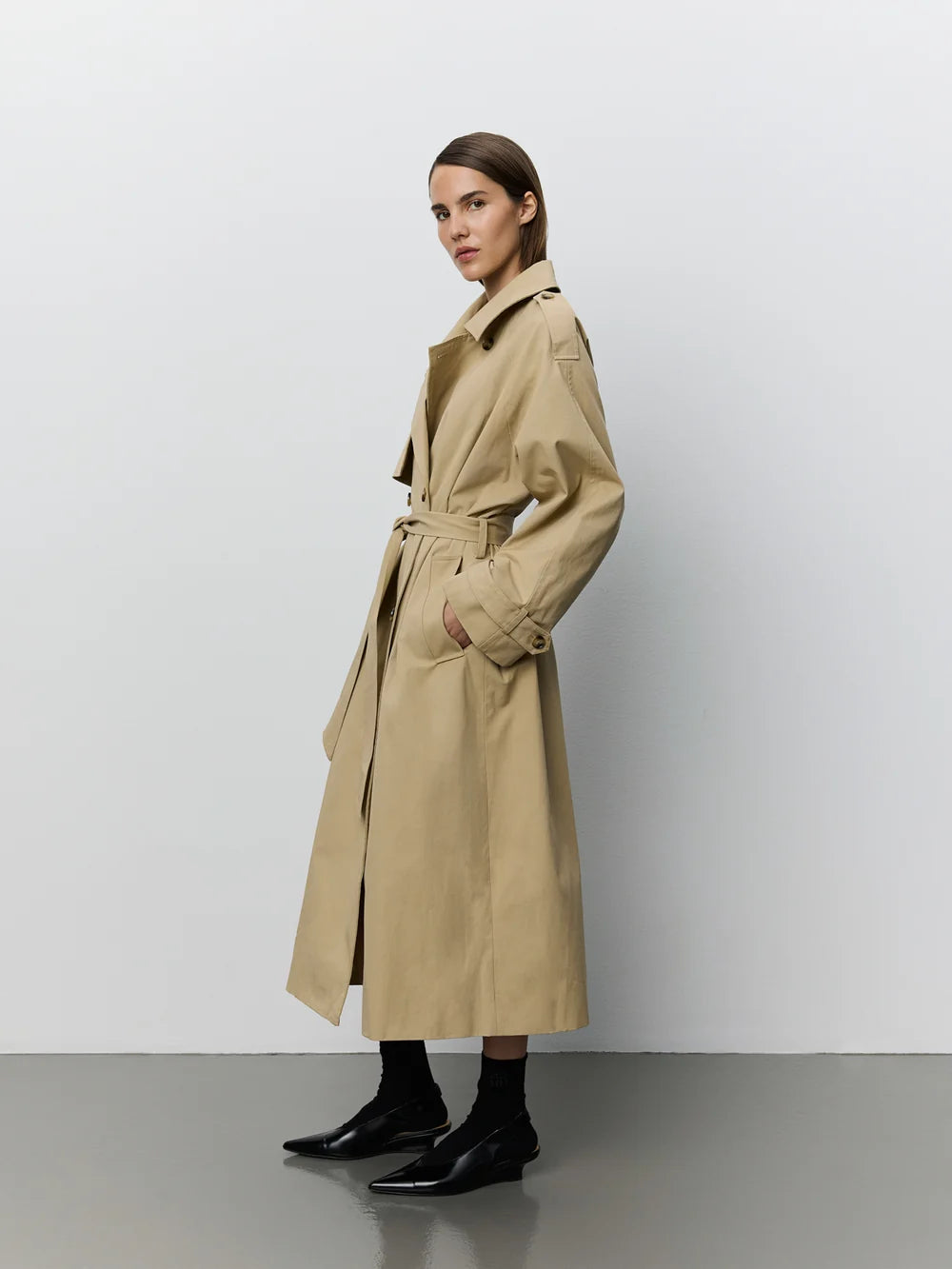 langer Trenchcoat Magda Sofie Schnoor