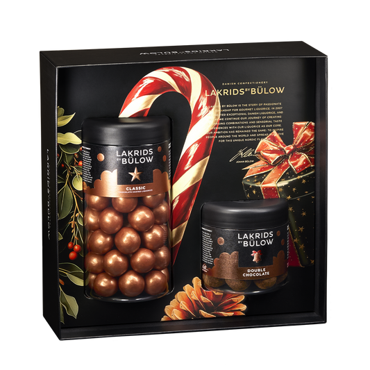 Lakrids by Bülow, Winter Box Classic Caramel- double Chocolate