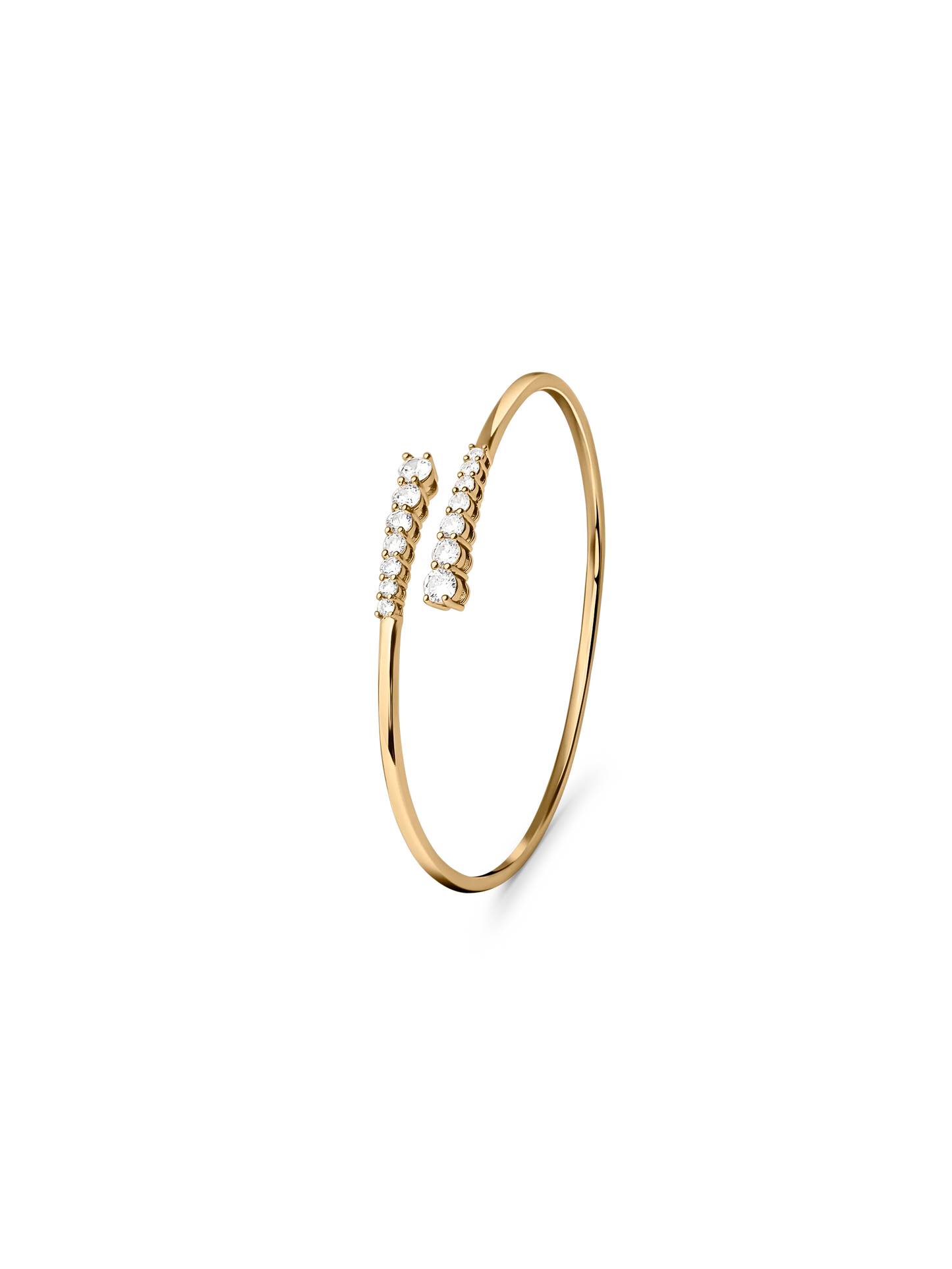 Aurora Bangle Armreif, gold, Muli Collection