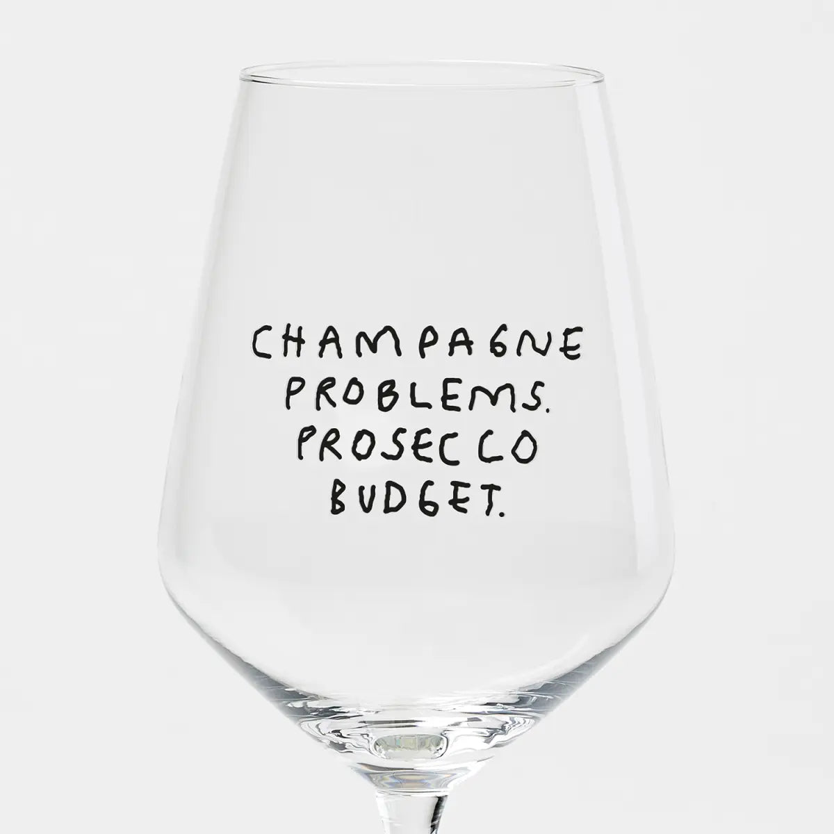 Weinglas champagne problems...