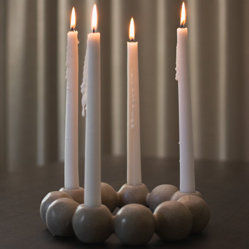 Bright Candleholder beige, dbkd