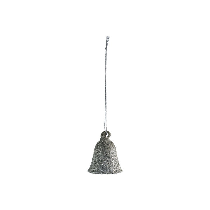 Glitzer Glöckchen klein, 4er Set