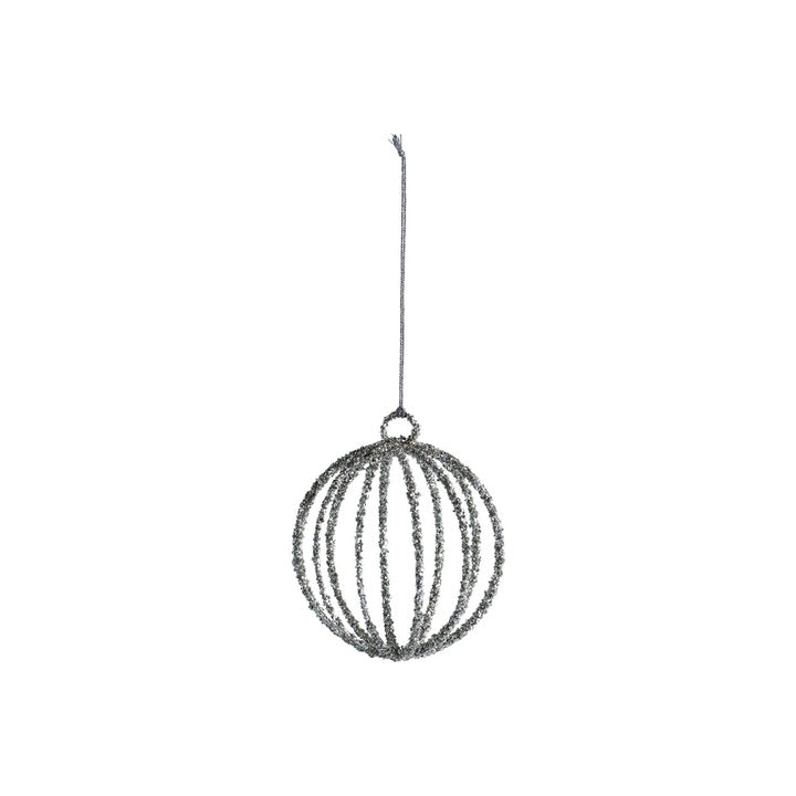 Glitzer Weihnachtskugel klein