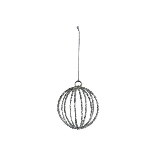 Glitzer Weihnachtskugel klein