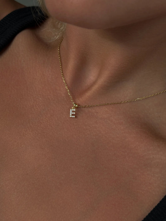 Letter Charm, gold, Muli Collection