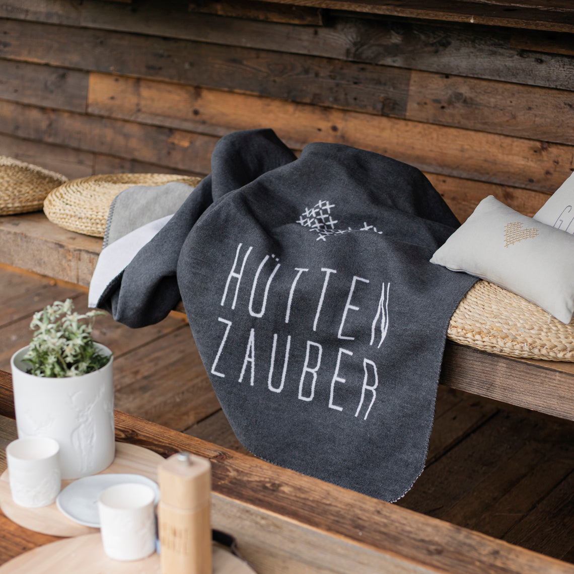 Decke Räder "Hüttenzauber"