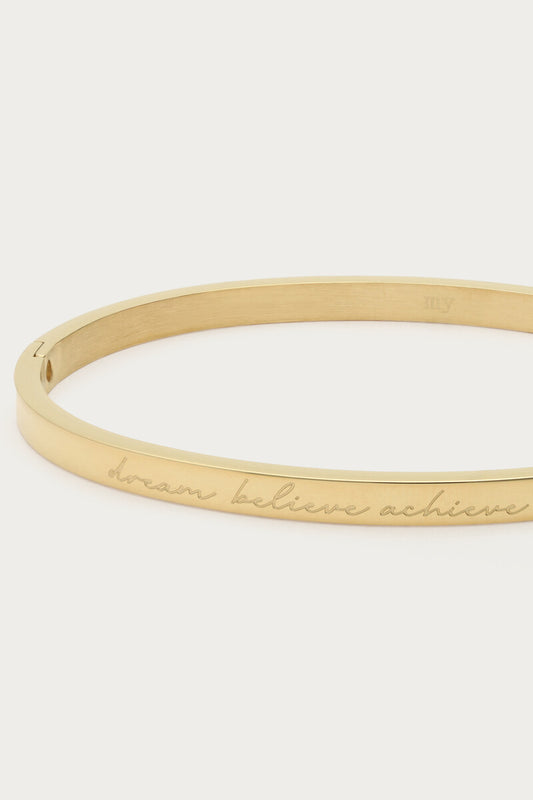 Bold Armreif "Dream Believe Achieve" my Jewellery