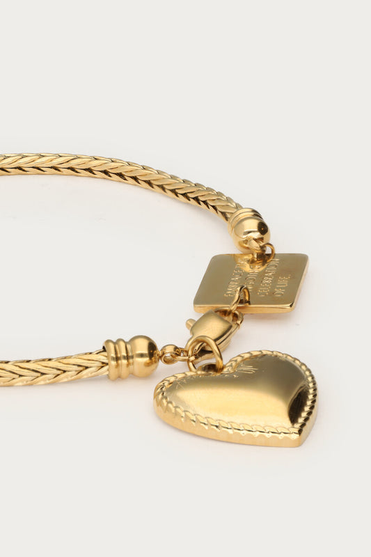 Bold Armband mit herzförmigem Anhänger my Jewellery