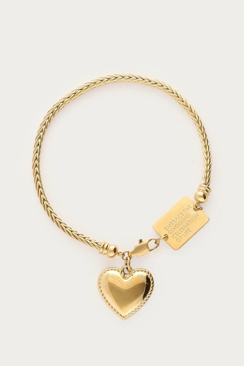Bold Armband mit herzförmigem Anhänger my Jewellery